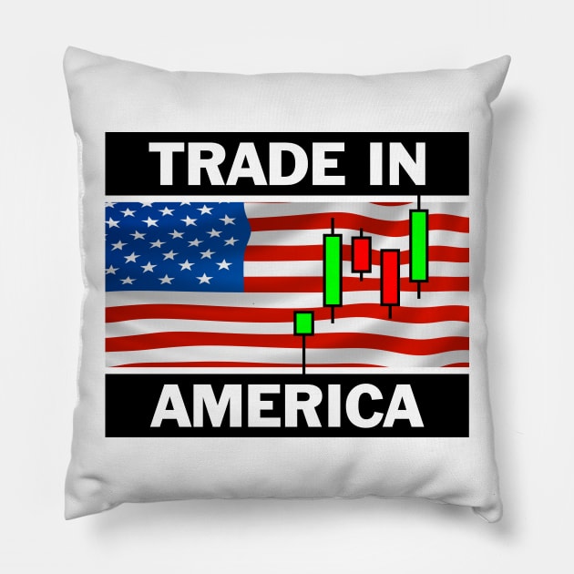 Trade in America Pillow by machasting