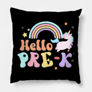 Pre K Unicorn Team Back To School Teacher Girl Boy Kid Pillow