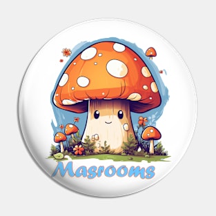 Enoki mushrooms Pin