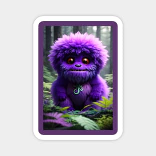 Cute Fluffy Monster 006 Magnet