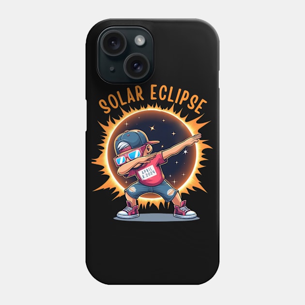 Dabbing boys Solar Eclipse sunglasses girls kid gift solar eclipse Phone Case by MetAliStor ⭐⭐⭐⭐⭐