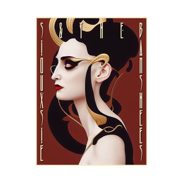 Siouxsie and the Banshees Art Deco by kruk