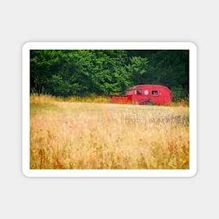 The Red Caravan Magnet