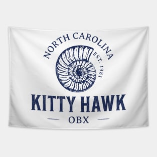 Kitty Hawk, NC Summertime Vacationing Seashell Tapestry