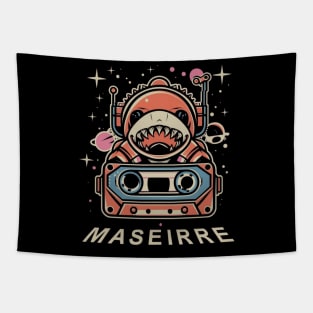 Astronaut Shark Tapestry