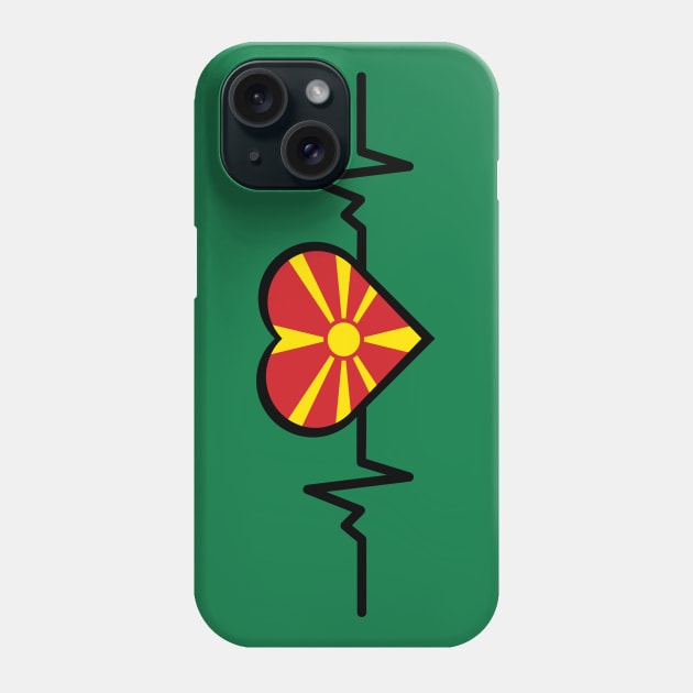 My Heart For Macedonia Phone Case by CandD