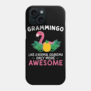 Grammingo Funny  Grandma Birthday Flamingo Gift Phone Case