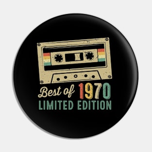 Best Of 1970 53th Birthday Pin