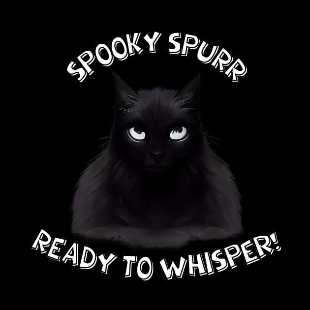 Midnight Mystique: Spooky Spurr Ready To Whisper by DaShirtXpert