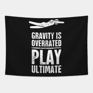 Gravity | Funny Ultimate Frisbee Player Tapestry