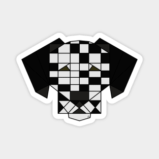 Dalmation - Geometric Abstract Magnet