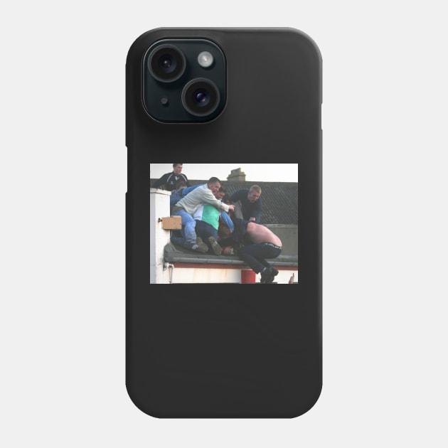 Rooftop action Phone Case by orcadia