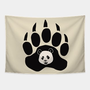 Panda Paw Design Tapestry