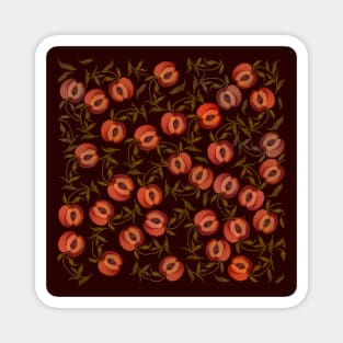 Peaches pattern Magnet