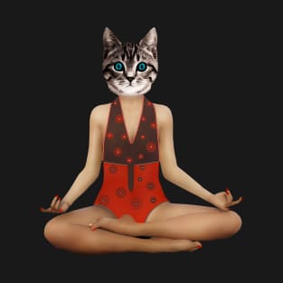 Evolution - Yoga Cat T-Shirt