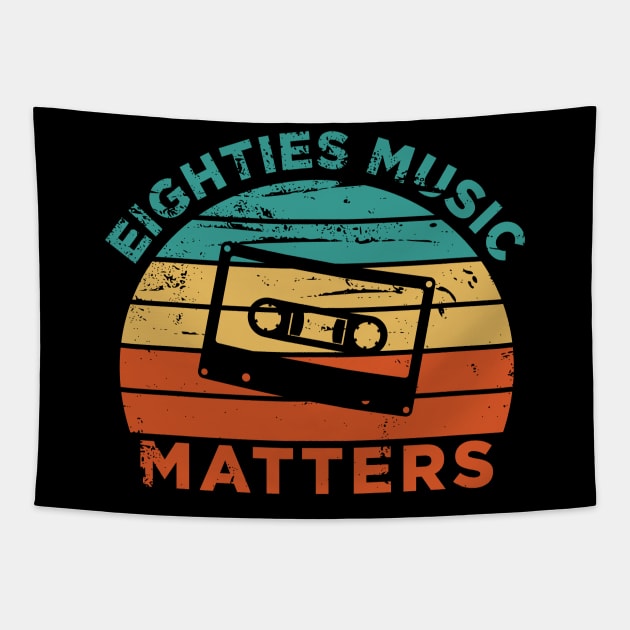 80'S Music Matters Tapestry by Mclickster