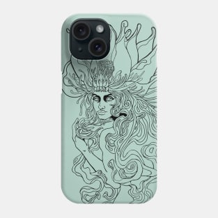 Flower Fairy Art Nouveau Style Phone Case