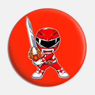 Red Range Tyrannosaurus Pin