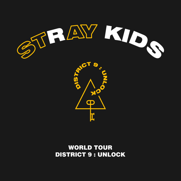 Kpop Stray Kids District 9 Unlock World Tour - Kpop Stray Kids - T-Shirt