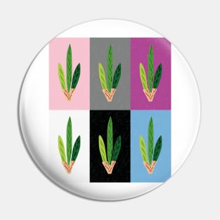 Lulav - Cool Clean Pop Art Grid Pin