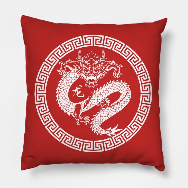 Year Of The Dragon 2024 Chinese lunar Year 22024 Pillow by Danemilin