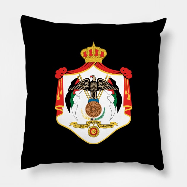Coat of arms of Jordan Pillow by Wickedcartoons