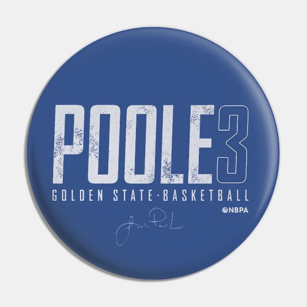 Jordan Poole Golden State Elite Pin by TodosRigatSot