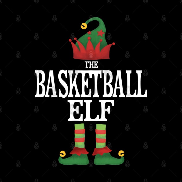 Basketball Elf Matching Family Group Christmas Party Pajamas by uglygiftideas