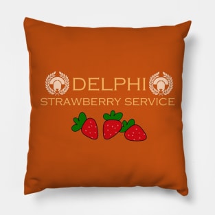 Delphi Strawberry Service Pillow