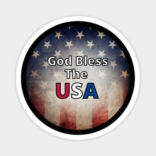 God Bless The USA Magnet