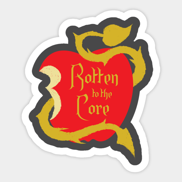 Rotten Core Descendants Sticker TeePublic