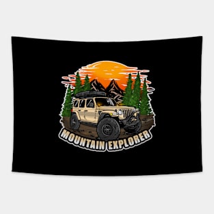 Mountain Explorer Peanut Jeep Wrangler Rubicon Tapestry