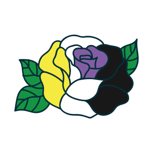 Nonbinary flower T-Shirt