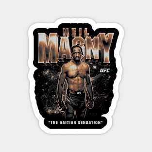 Neil Magny Retro Bitmap Magnet