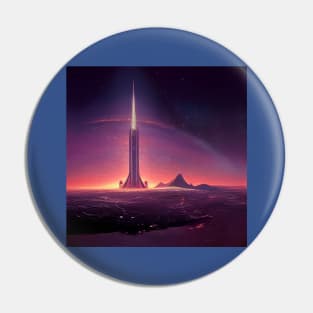 Interplanetary Spaceport Pin