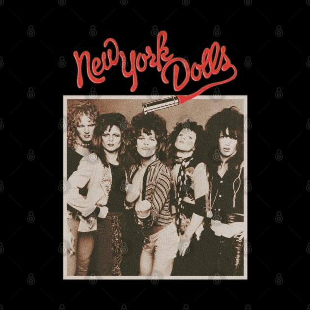 new york dolls retro 90s by Deconstructing Comics