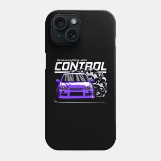 Keep everything under control (purple) Phone Case