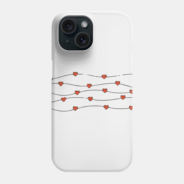 Heart Strings! Phone Case by madmonkey