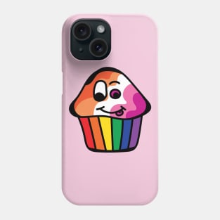 Lesbian Pride Rainbow Cupcake Phone Case