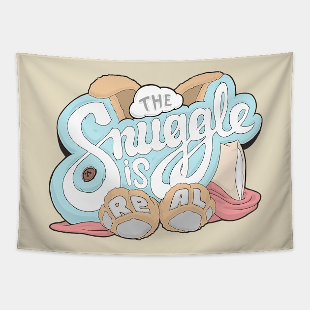 The Snuggle Is Real Tapestry by Black Otter