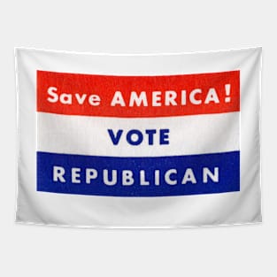 1944 Vote Republican, Save America! Tapestry