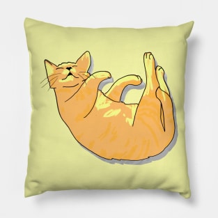 Orange and Yellow Cat Sleeping Pillow