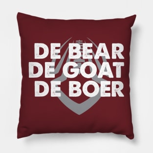 De Bear De Goat De Boer Alabama Pillow