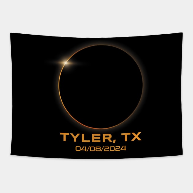 Total Solar Eclipse 2024 Tyler Texas Path Of Totality Tapestry by klei-nhanss