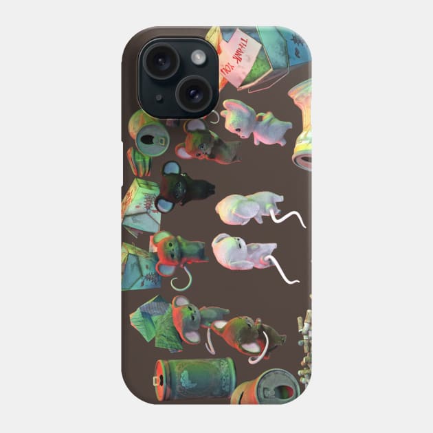 Mouse Fight Club Phone Case by vonHobo