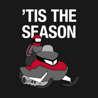 Snowmobile Season (red) T-Shirt