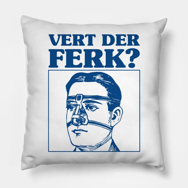 Ferk Face Pillow by Riel