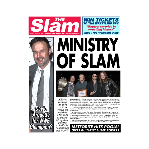 The Slam News Paper - Ministry Of Slam by Voodoo Rocks Merch