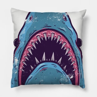 Shark head Design T-shirt STICKERS CASES MUGS WALL ART NOTEBOOKS PILLOWS TOTES TAPESTRIES PINS MAGNETS MASKS Pillow