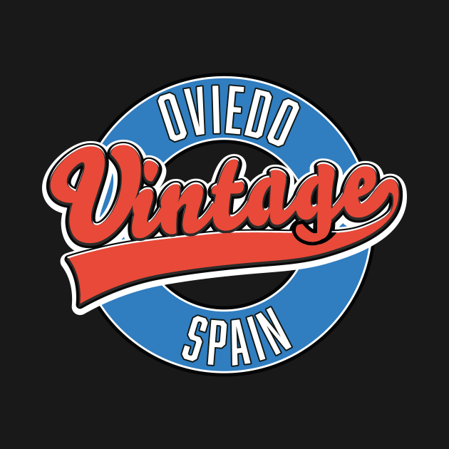 Oviedo spain vintage style logo by nickemporium1